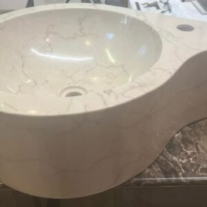 MBM Cream Marble wash basin